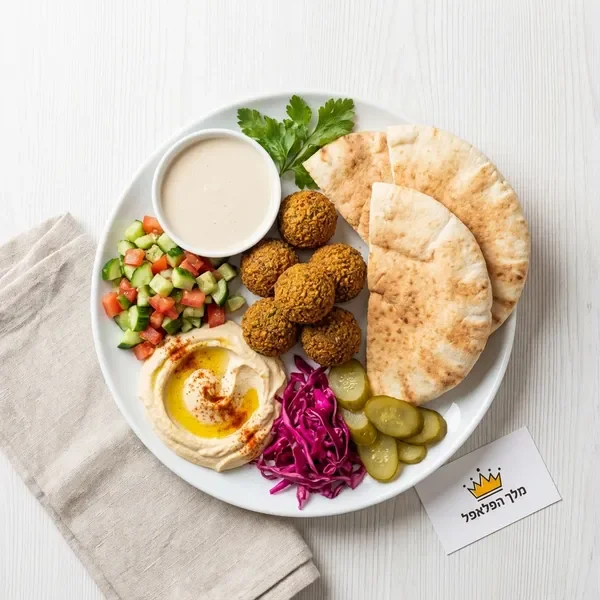 צלחת פלאפל - ארוחה מלאה ומשביעה