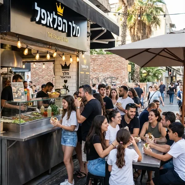 מלך הפלאפל - דוכן פלאפל פופולרי בישראל